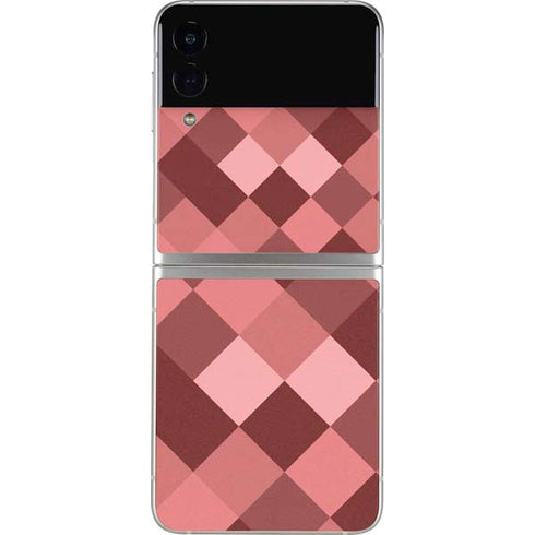 Autumn Red Geometric Galaxy Z Flip3 5G Skin